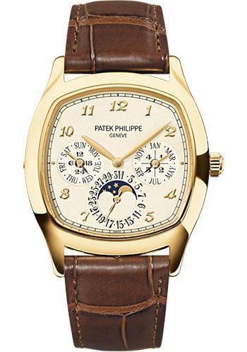 Patek Philippe 44mm Men Grand Complications Watch Cream Dial 5940J - NY WATCH LAB
