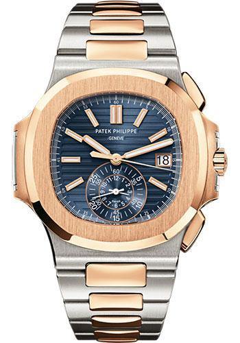 Patek Philippe 40.5mm Men Nautilus Watch Blue Dial 5980/1AR - NY WATCH LAB 