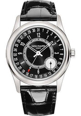 Patek Philippe 39mm Mens Calatrava Watch Black Dial 6006G - NY WATCH LAB
