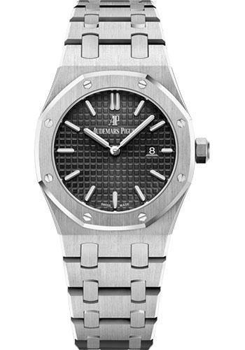 Audemars Piguet Royal Oak Quartz 33MM Black Dial Watch-Ny Watch