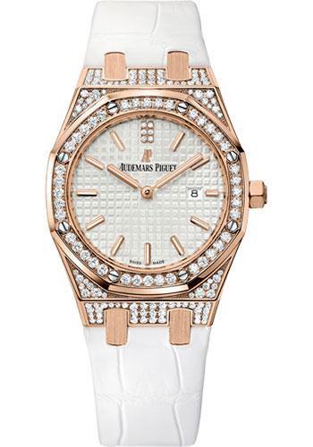 Audemars Piguet Silver Dial Ladies Royal Oak Watch