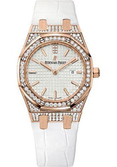Audemars Piguet Silver Dial Ladies Royal Oak Watch