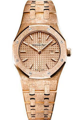 Audemars Piguet 33MM Pink Dial Royal Oak Quartz Watch