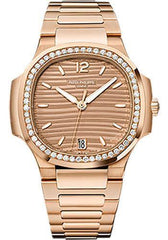 Patek Philippe 35.2mm Ladies Nautilus Watch Brown Dial 7118/1200R - NY WATCH LAB
