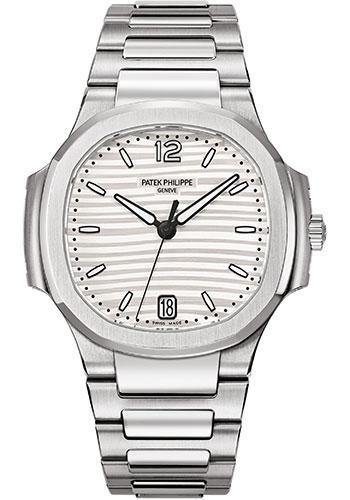 Patek Philippe 35.2mm Ladies' Automatic Nautilus Watch Opaline Dial 7118/1A - NY WATCH LAB