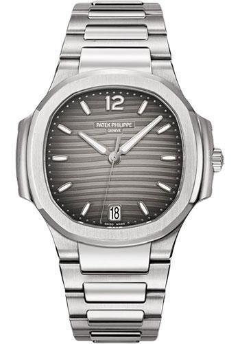 Patek Philippe 35.2mm Ladies Nautilus Watch Grey Dial 7118/1A - NY WATCH LAB