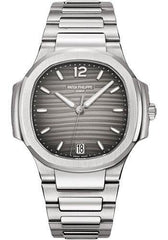 Patek Philippe 35.2mm Ladies Nautilus Watch Grey Dial 7118/1A - NY WATCH LAB