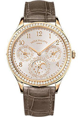 Patek Philippe 35.1mm Ladies Grand Complications Watch White Dial 7140R - NY WATCH LAB