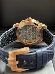 Audemars Piguet Chronograph Rose Gold/Blue Dial Alligator Leather Strap 2021 New 26393OR.OO.A321CR.01