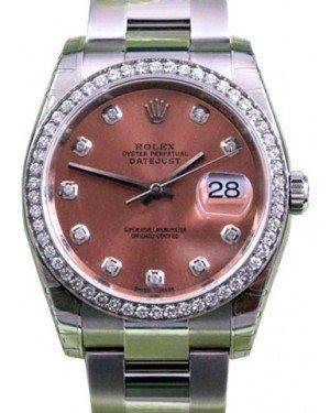 Rolex Datejust 116200 Diamond Pink Oyster 36mm Fresh - NY WATCH LAB