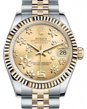 Rolex on sale datejust floral