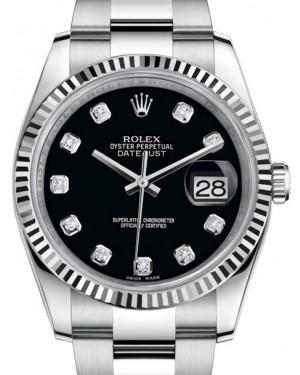 Datejust 36 black with diamonds Clearance