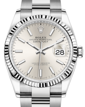 36mm stainless steel rolex hot sale