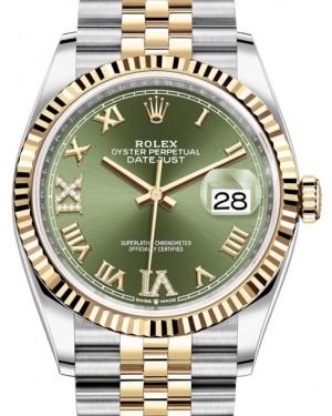 Rolex Datejust 36 Yellow Gold - Fluted Bezel - Jubilee Watches