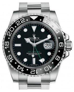 Master II Stainless Steel Black Dial Bezel Oyster Br – WATCH LAB