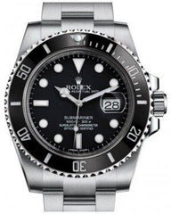 Rolex Submariner Date Stainless Steel Black Dial & Ceramic Bezel Oyster Bracelet 116610LN