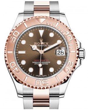 Rolex Yacht-Master 37 Rose Chocolate Dial Gold – NY WATCH