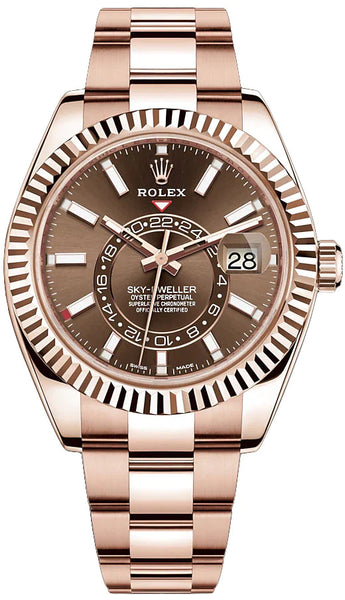 Rolex Sky-Dweller 42mm Chocolate Dial 336935 Rolex Oyster Bracelet