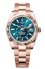 Rolex Sky-Dweller 42mm Blue Dial Rose Gold Bracelet 336935 New 2024