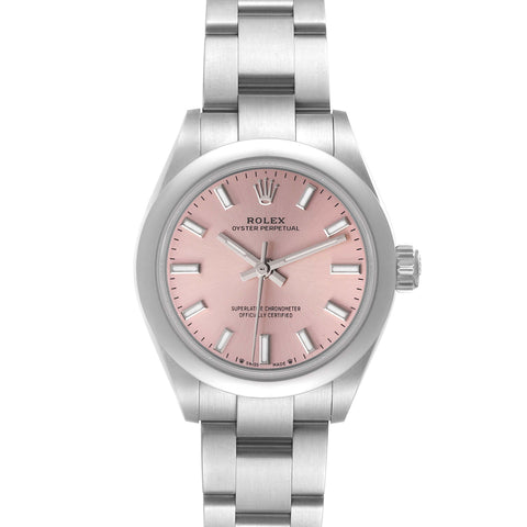 Rolex Oyster Perpetual 276200 Pink Dial 28mm 2022 New