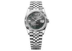 Rolex Datejust 36mm Wimbledon Roman Dial Fluted Bezel Jubilee 126234 New 2022