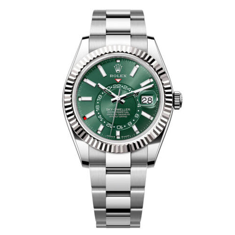 Rolex Sky-Dweller 42mm Green Dial Oyster Bracelet 336934
