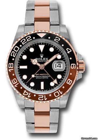 Rolex GMT-Master II Everose Gold & Steel Watch 126711CHNR