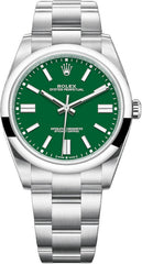 Rolex Oyster Perpetual 41mm Green Dial 124300 - NEW