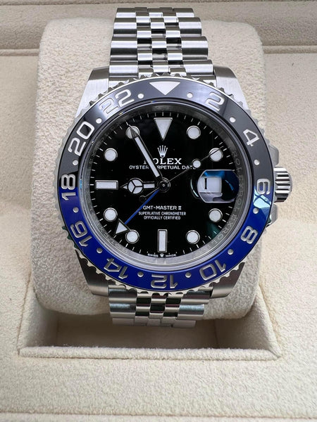 Rolex Men's GMT-Master II Jubilee Black Dial Watch