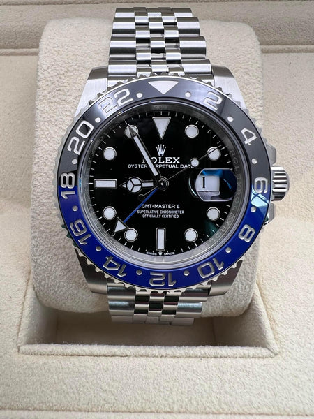 Rolex GMT-Master II Batman 126710BLNR Jubilee 2022 New