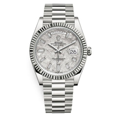 Rolex Day-Date 40mm White Gold Meteorite Dial 228239 - New