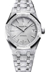 Audemars Piguet Frosted White Gold Royal Oak Watch | Ny Watch Lab