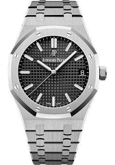 Audemars Piguet Stainless Steel Black Dial Watch