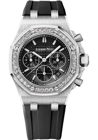 Audemars Piguet Royal Oak Offshore Chronograph Watch-Black Dial 37mm-26231ST.ZZ.D002CA.01 - NY WATCH LAB 