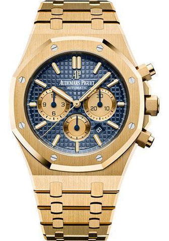 Audemars 41MM Royal Oak Chronograph Blue Dial Watch | Ny Watch Lab