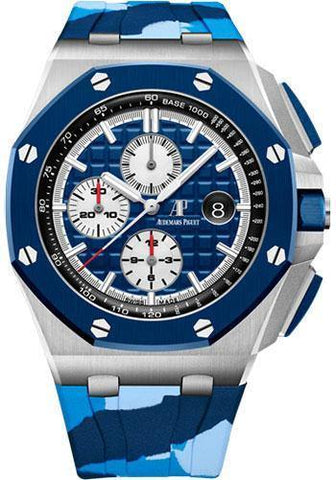 Audemars Piguet Royal Oak Offshore Selfwinding Chronograph Watch Limited Edition of 400-Blue Dial 44mm-26400SO.OO.A335CA.01 - NY WATCH LAB 