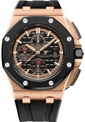 Audemars Piguet Royal Oak Offshore Chronograph Watch-Black Dial 44mm-26401RO.OO.A002CA.02 - NY WATCH LAB 