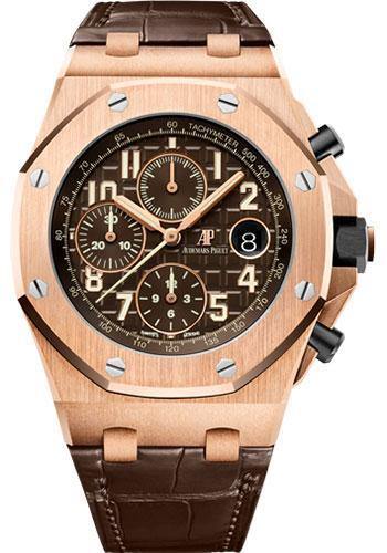 Audemars Piguet Royal Oak Offshore Selfwinding Chronograph Watch-Brown Dial 42mm-26470OR.OO.A099CR.01 - NY WATCH LAB 