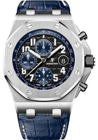 Audemars Piguet Royal Oak Offshore Chronograph Watch-Black Dial 42mm-26470ST.OO.A028CR.01 - NY WATCH LAB 