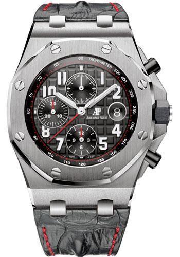 Audemars Piguet Royal Oak Offshore Chronograph Watch-Black Dial 42mm-26470ST.OO.A101CR.01 - NY WATCH LAB 