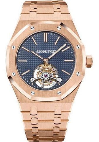 Audemars Piguet Tourbillon Royal Oak Blue Dial Watch | Ny Watch Lab