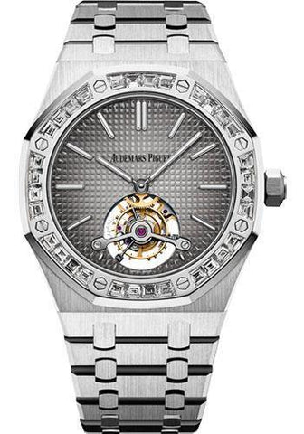 Audemars Piguet Royal Oak Tourbillon Extra-Thin Watch-Grey Dial 41mm-26516PT.ZZ.1220PT.01 - NY WATCH LAB 