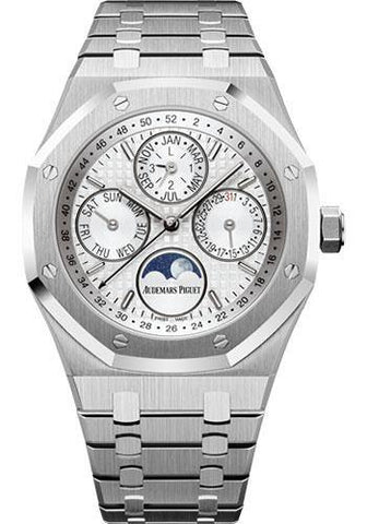 Audemars Perpetual Calendar Silver Dial Mens Watch | Ny Watch Lab