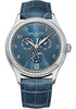 Patek Philippe 38mm Ladies Complications Annual Calender Watch Blue Dial 4947G - NY WATCH LAB 