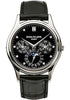 Patek Philippe 37.2mm Perpetual Calendar Moonphase Grand Complication Watch Black Dial 5140P - NY WATCH LAB 