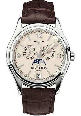 Patek Philippe 39mm Annual Calendar Compicated Watch Cream Dial 5146G - NY WATCH LAB 