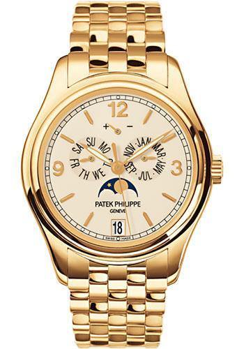 Patek Philippe 39mm Annual Calendar Compicated Watch Cream Dial 5146/1J - NY WATCH LAB 