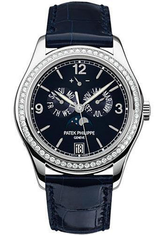 Patek Philippe 39mm Annual Calendar Compicated Watch Blue Dial 5147G - NY WATCH LAB 