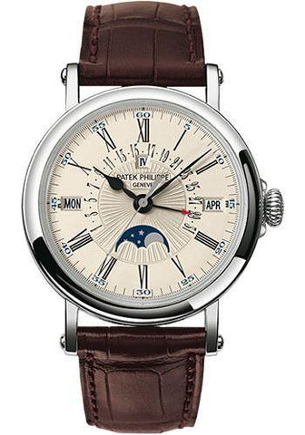 Patek Philippe 38mm Perpetual Calendar Moonphase Grand Complication Watch C Dial 5159G - NY WATCH LAB 