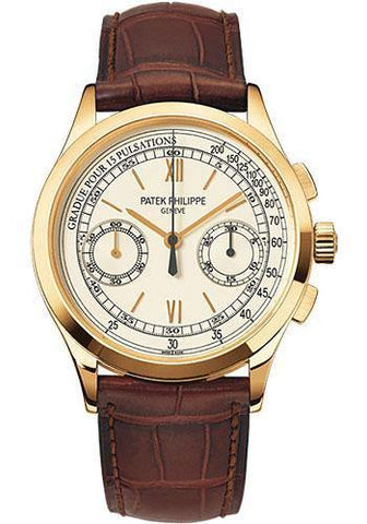 Patek Philippe 39mm Chronograph Compliated Watch Opaline Dial 5170J - NY WATCH LAB 